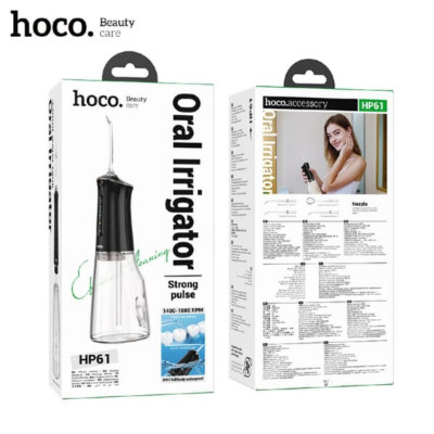 Ирригатор HOCO HP61 Black
Материал изделия: АБС-пластик
Емкость аккумулятора: 2000 мАч
Порт зарядки: USB-C
Вход: 5 В=1 А
Время зарядки: 6 часов
Время работы: 40 резервуара воды
Емкость резервуара для воды: 390 мл
Диапазон давления: 40-140 psi
Частота импу