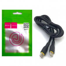 Кабель USB-C/USB-C JOOVE UG20 1м, 20W, силикон, Black, в блистере