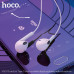Наушники вкладыши HOCO M101 Crystal joy, аудио разъем Type-C, White