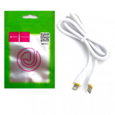 АКЦИЯ!!! Кабель USB-C Lightning JOOVE UG20 1м, 20W, силикон, White, в блистере. Продается упаковкой (В упаковке 30 шт)