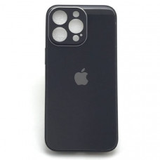 Чехол стеклянный iP 15 Pro Max Glass Black