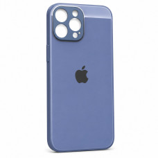 Чехол стеклянный iP 15 Pro Glass Azure