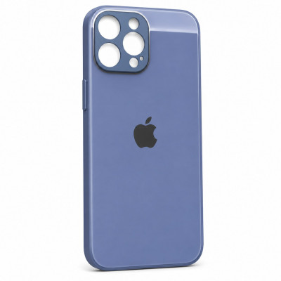 Чехол стеклянный iP 15 Pro Glass Azure