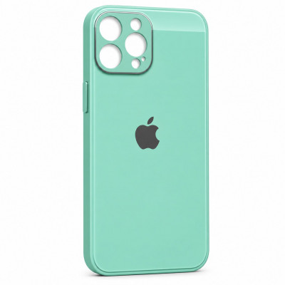 Чехол стеклянный iP 15 Pro Glass Spearmint