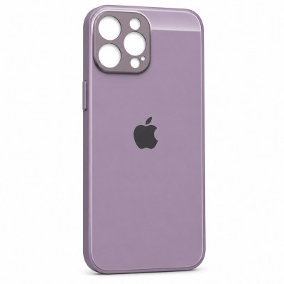 Чехол стеклянный iP 15 Pro Glass Pastel Pink