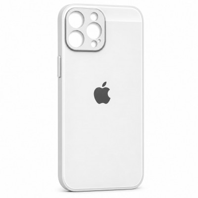 Чехол стеклянный iP 15 Pro Glass White