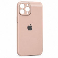 Чехол стеклянный iP 15 Pro Glass Light Peach