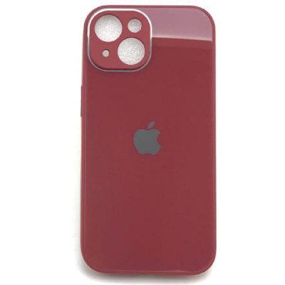Чехол стеклянный iP 15 Glass Red