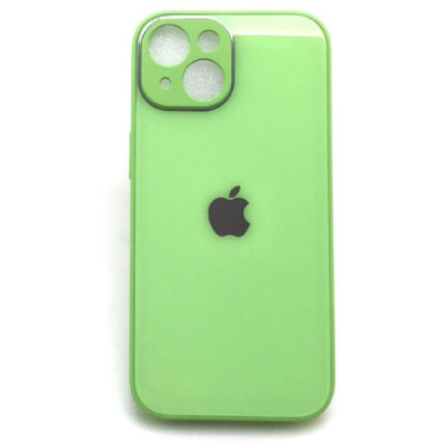 Чехол стеклянный iP 15 Glass Green