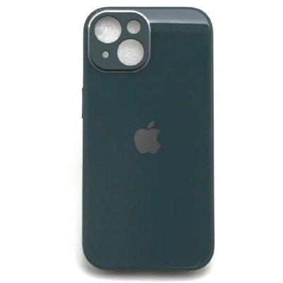 Чехол стеклянный iP 15 Glass Blue-Green