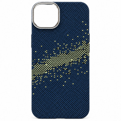 Чехол iP 13 Pro LUXO, AIR SKIN Желтый/Синий
