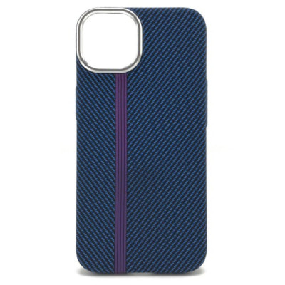 Чехол iP 14 Pro Max LUXO, AIR SKIN Синий/Фиолетовый