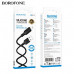 Кабель Micro USB BOROFONE BX113 2м, 2.4А, силикон, Black