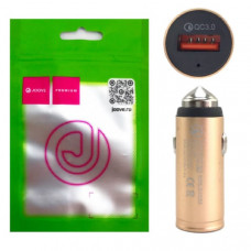 АЗУ-USB JOOVE R-01, QC3.0, Gold, металл, в блистере