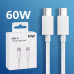 Кабель USB-C/USB-C CC70 2м, 3.0A, 80W, TPE, White