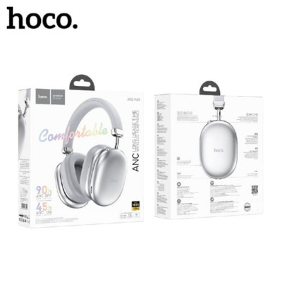Гарнитура беспроводная полноразмерная Bluetooth HOCO W35 Max Silver
ANC шумоподавление. BT 5.4. Емкость батареи: 800mAh; Время зарядки: 2ч. Время работы: 90ч (45ч при ANC вкл.); в режиме ожидания: 200ч. Поддержка Bluetooth, TF карты, AUX режимов.