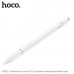 Стилус-ручка HOCO GM111 White
Материал: алюминиевый сплав + силиконовый диск + серебряный кабель.
Процесс: окрашивание + оксидация.
 Наконечник: силиконовый диск (для всех экранов) + шариковый наконечник (обычная замена) + наконечник из силиконовой нано-с