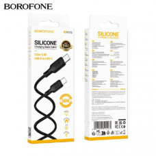 Кабель USB-C/USB-C BOROFONE BX113 3м, QC 3.0A, 60W, силикон, Black