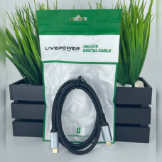 Кабель Type-C - Type-C LIVE-POWER H289 100W 4K 10Gbps 1м
Обеспечивает быструю и стабильную передачу данных, питания и аудиосигнала