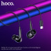 Гарнитура вакуумная HOCO M101 Pro Crystal sound, аудио разъем Type-C, Black
