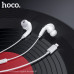 Гарнитура вакуумная HOCO M111 Pro Primero, аудио разъем Lightning, White. Кабель TPE, 1.2м.
