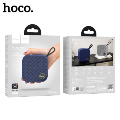 Портативная колонка Hoco HC22 Blue. Емкость аккумулятора: 1200 мАч; Время зарядки: 2 часа. Время использования: 4 часа. Динамик: 52 мм; Мощность: 5 Вт. Размер: 95х95х45 мм; Вес: 272 г. Поддержка Bluetooth, FM, TF-карты, U-диска, AUX, TWS и др.