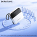 Внешний аккумулятор 10000 mAh Borofone J64 White 22.5W+PD20W
 Ёмкость батареи: 10000mAh 36Wh Номинальная ёмкость: 5400mAh
 Вход: Type-C: 18W; Lightning:18W
 Выход: Type-C line: 22.5W (QC/FCP/AFC); USB-A:22.5W(QC/FCP/SCP/AFC); Type-C:20W(PD/QC/FCP/AFC); Li