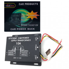 Автомобильный инвертор (преобразователь напряжения) Carlive 24V на 12V 10A
