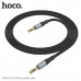 АКЦИЯ!!! Кабель Аудио 3,5 Jack-3,5 Jack HOCO UPA26 1м, нейлон, Black. Продается КРАТНО 20шт!!!