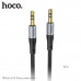 АКЦИЯ!!! Кабель Аудио 3,5 Jack-3,5 Jack HOCO UPA26 1м, нейлон, Black. Продается КРАТНО 20шт!!!