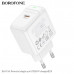 АКЦИЯ!!! СЗУ-USB-C BOROFONE BAS43A 3A, PD20W, White. Продается КРАТНО 10шт!!!