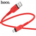 Кабель Micro USB HOCO X59 Victory 2м, 2.4A, шнуровой, Red АКЦИЯ!!! Кратно 20 шт!