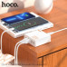 АКЦИЯ!!! Адаптер сетевой 4USB-USB-C HOCO C114A QC3.0 PD65W, White. Продается КРАТНО 3шт!!!