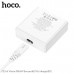 АКЦИЯ!!! Адаптер сетевой 4USB-USB-C HOCO C114A QC3.0 PD65W, White. Продается КРАТНО 3шт!!!