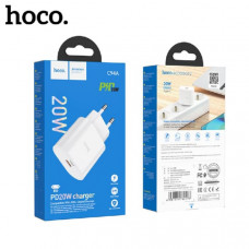 СЗУ-USB-C HOCO C94A PD20W, White. АКЦИЯ!!! кратно 3 шт!