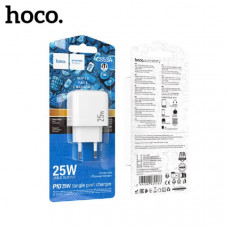 АКЦИЯ!!! СЗУ-USB-C HOCO CS53A PD25W, QC3.0, White. Продается КРАТНО 3шт!!!