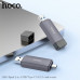 АКЦИЯ!!! Кардридер HOCO HB45 Metal Gray TF, SD, USB/Type-C 2.0. Продается упаковкой (в упаковке 3шт).