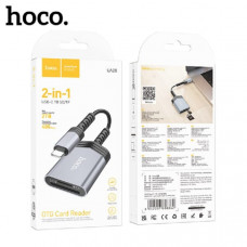 АКЦИЯ!!! Кардридер HOCO UA25 Type-C, Metal Gray, 2TB/480Mbps, длина кабеля 19 см. Продается упаковкой (в упаковке 3шт).
Материал: алюминевый сплав + TPE. Интерфейс: SD/TF. Совместимость: Windows, Android, Linux, iOS, macOS, HarmonyOS