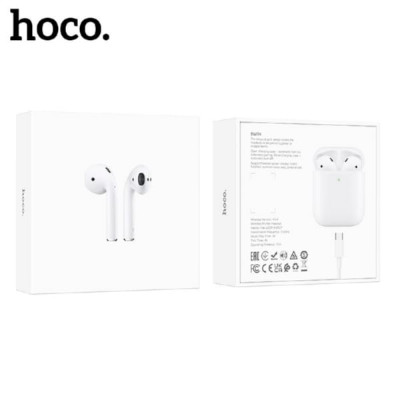АКЦИЯ!!! Гарнитура вкладыши Bluetooth Hoco EW74 White. Продается упаковкой (в упаковке 3шт). Время работы 4ч. Аккумулятор кейса 200mAh. Аккумулятор наушников 30mAh. Режим ожидания 180ч. Bluetooth 5.4