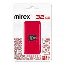 Карта памяти microSDHC Mirex 32Gb Class10 UHS-I без адаптера