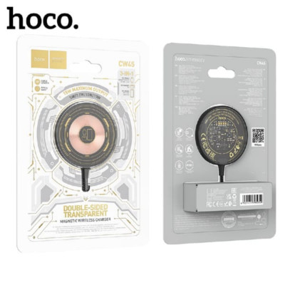 АКЦИЯ!!! Беспроводное зарядное устройство 3 в 1 HOCO CW45 Black. Продается упаковкой (в упаковке 3шт).