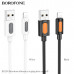 Кабель Lightning BOROFONE BX114 1м, 2,4A, силикон, Black
Устойчивость к высоким температурам ~ 250 градусов 
Устойчивость к низким температурам ~ -50 градусов