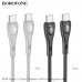 Кабель USB-C/USB-C BOROFONE BX98 1м, 60W Black
Быстрая зарядка, сердечник из чистой меди