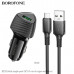 АЗУ-USB MicroUSB BOROFONE BZ31 1м, QC3.0, 18W, Black с индикатором питания