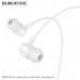 Гарнитура вакуумная BOROFONE BM84 White с микрофоном. Длина: 1.2 м.