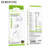 Гарнитура вакуумная BOROFONE BM84 White с микрофоном. Длина: 1.2 м.