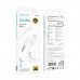 Аудио переходник Lightning(AM)-Jack3,5(AM) Borofone BL21 1м, TPE, White