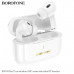 Гарнитура вакуумная Bluetooth Borofone BW59 Plus White с шумоподавлением. Емкость батареи: зарядный чехол 300mAh; гарнитура 30mAh. Время работы: 4 ч. Поддержка переключения ведущий-ведомый.
