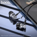 Гарнитура вакуумная HOCO M106 Metal Gray. AUX разъём, с МК, без рег.громкости, длина 1,2м, материал TPE.