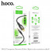 Аудио переходник Lightning(AM)-Jack3,5(AM) HOCO UPA25 1м, нейлон, Black